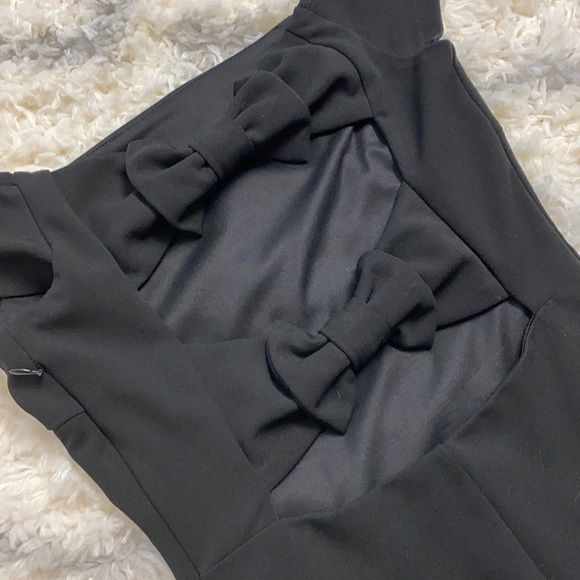 Lulus bow-getter off the shoulder bodycon dress - Picture 8 of 9